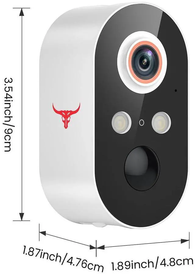 Alt view image 11 of 14 - 1080P Wireless Security Camera Outdoor/Indoor, Rechargeable Battery Powered, AI Detection, Color Night Vision, 2-Way Audio, Water Resistant, Wi-Fi