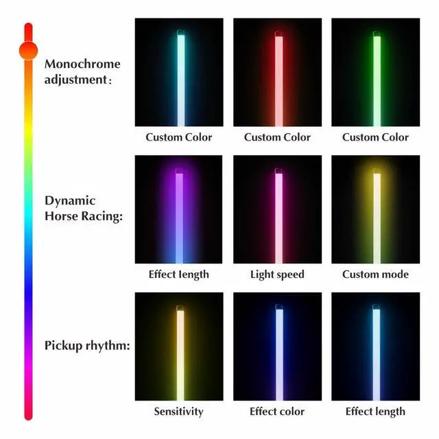 Alt view image 14 of 14 - RGB LED Corner Floor LampDIY Floor Lamp with Music Sync and 16 Million Colors, 15 Dynamic Modes, App & Remote Control,Standingl Corner Changing Ambience Light, for Living Bedroom Room Gaming Room