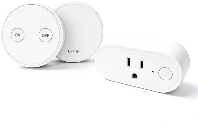 Alt view image 8 of 14 - Wireless Outlet - Ergonomic Round Remote (Comfort Grip!) + Magnetic Wall Base - Stick & Grab, No Wall Damage - 15A/1875W 100ft Range - Control for Hard-to-Reach Sockets, No More Bending