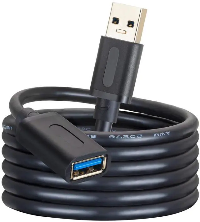 Alt view image 6 of 10 - USB 3.0 Extension Cable 25Ft,USB 3.0 High Speed Extender Cord Type A Male to A Female for PlayStation, Xbox, USB Flash Drive, Card Reader, Hard Drive,Keyboard, Printer, Scanner(25Ft/8M)