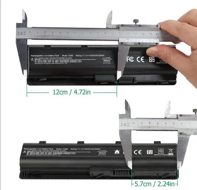 Alt view image 10 of 14 - Replacement Battery for HP MU06 MU09 Laptop Battery, HP Spare 593553-001 593554-001, Compaq Presario CQ32 CQ42 CQ43 435 436, Pavilion DM4 G4 G6 G7 DV3-4000 DV5-2000 DV6-3000 DV7-6000