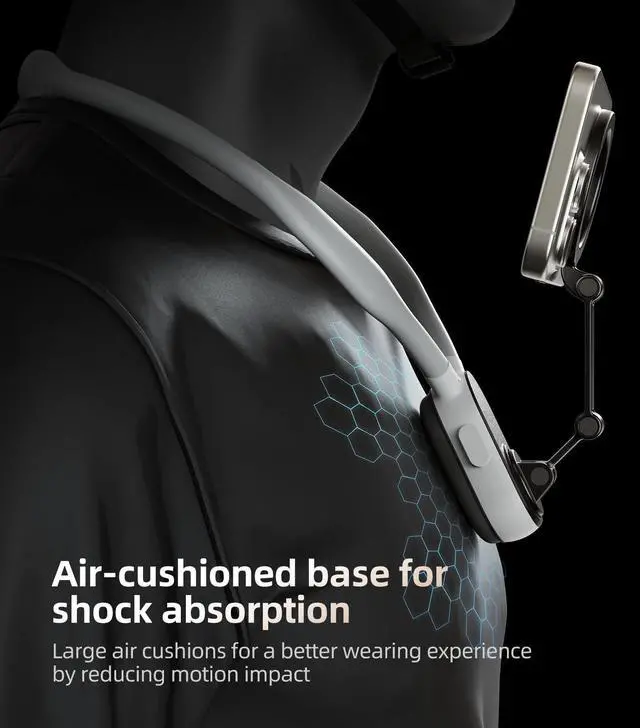 Alt view image 14 of 14 - Magnetic Neck Mount for Phones, Neck Cell Phone Holder POV/Vlog Selfie Mount Hand Free Phone Neck Holder Chest Stand Strap Video Recording for iPhone 17 16 15 14 13 12 Seires Android Phones
