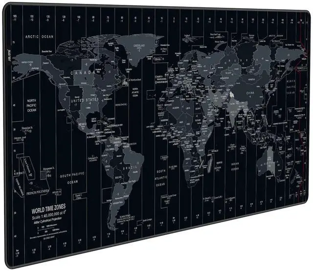 Alt view image 8 of 14 - Large Gaming Mouse Pad Extended Desk Mat XXL Mousepad with Non-Slip Keyboard Pad for Office Laptop, Computer and PC - 35.4 x 15.7 inches World Map