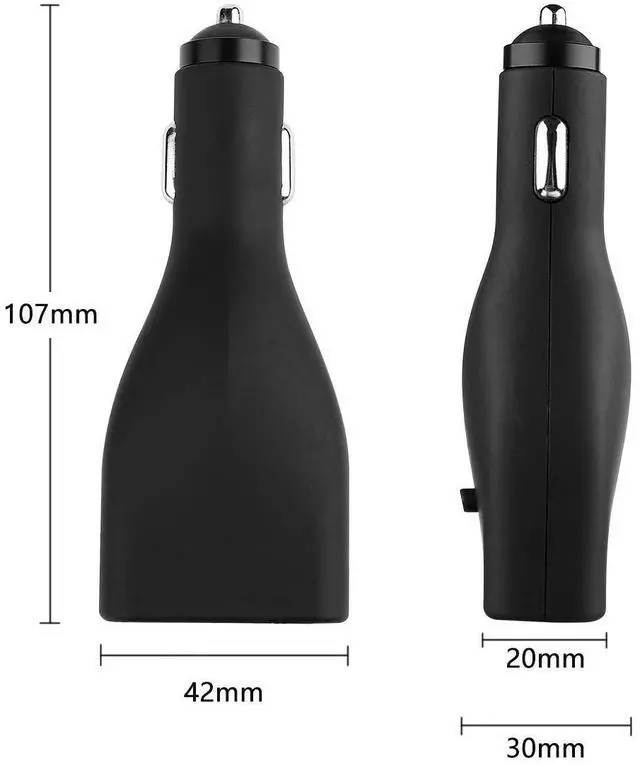 Alt view image 14 of 14 - Surface Car Charger, 42W 12V 2.58A Power Supply for Microsoft Surface Pro 3/Pro 4/Pro 5/Pro 6, Surface Book, Surface Go, Surface Laptop with 5V 2.1A USB Charging Port (5Ft Cord)