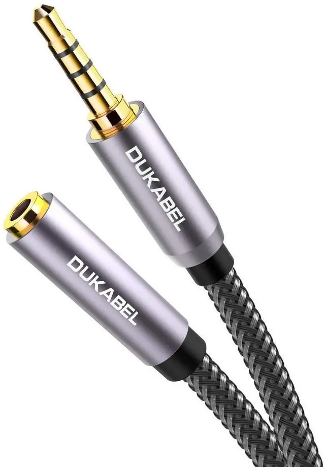 Alt view image 8 of 10 - 3.5mm Extension Cord (26 Feet / 8 Meters) TRRS 4-Pole Headphone Extension Male to Female Mic-Supported 3.5mm Audio Extender for Smartphones, TV, Cars, Speaker, Headset, Microphones, PC, etc.