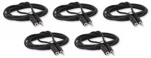 Alt view image 3 of 4 - 6 Foot 3.5mm Headphone Extension Cables Male/Female