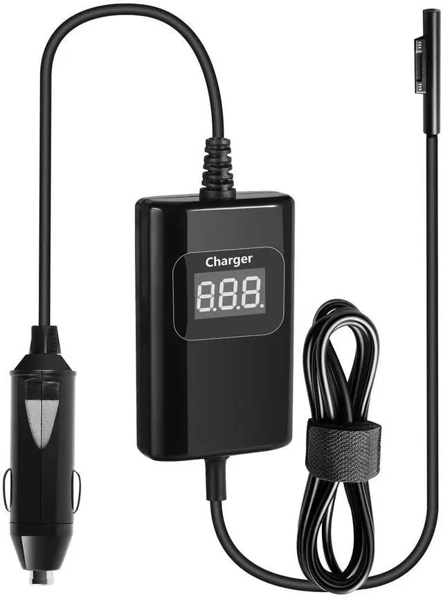 Alt view image 6 of 10 - Surface Pro Laptop Car Charger 65W 15V 4.5A Surface Car Charger Compatible with Surface Pro 9/8/7/6/5/4/3 Surface Laptop1/2/3/4/5/ Studio Surface Go1/2/3 Surface Book1/2/3