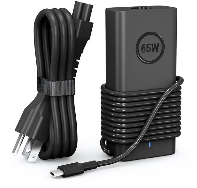 Alt view image 8 of 14 - 65W USB-C Compatible with Dell Laptop Charger XPS 13 and Latitude Charger 3340 3440 3540 3550 5420 5430 5520 5320 5340 5440 5550 7440 7490 7640 7410 7310 2-in-1 9440 2in1 Laptop - Power Cord Included