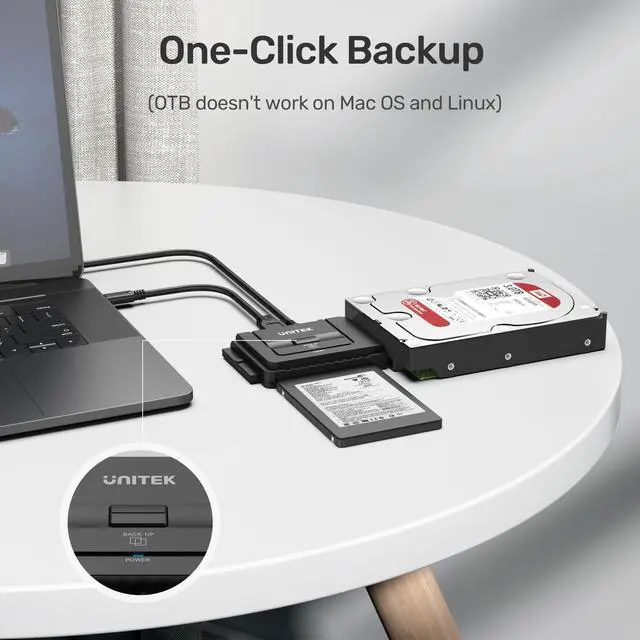 Alt view image 11 of 14 - USB C to IDE and SATA Converter External Hard Drive Adapter Kit for Universal 2.5/3.5 HDD/SSD Hard Drive Disk, One Touch Backup Function, Included 12V/2A Power Adapter