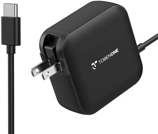 Alt view image 8 of 14 - 100W USB C Laptop Charger, Universal GaN III Power Supply Adapter, Replacement Foldable Fast Charger PD3.0 for MacBook, HP, Lenovo, Asus, Steam Deck, and All Type C Devices (5ft Cable)