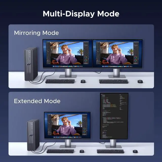 Alt view image 14 of 14 - 8K@60Hz Active Display Port to HDMI Unidirectional Adapter with 4K@240Hz 2K@240Hz, DP 1.4 PC to HDMI 2.1 Display Male to Female Cable, Aluminum Converter Support VRR Compatible with AMD NVIDIA