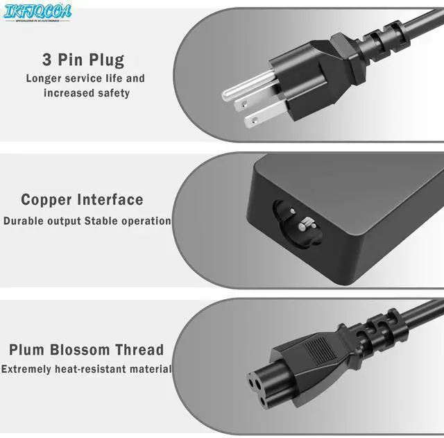 Alt view image 12 of 14 - 65W 45W USB C Laptop Charger Compatible with Lenovo ThinkPad X1 X280 T14 T15 T480 T480s T490 T580 T590 E14 E15 E16,Yoga 6 7 720 730 C740 C940,Chromebook 300e,TypeC Fast AC Adapter Power Cord