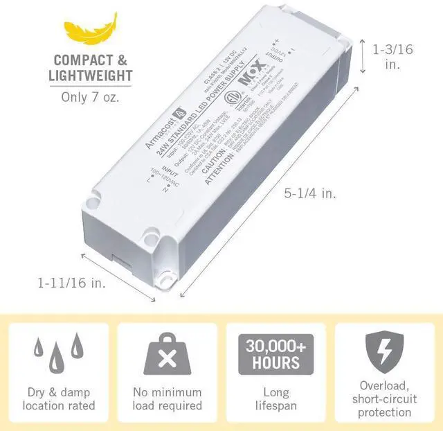 Alt view image 10 of 12 - 810240 12 Volt LED Power Supply, White