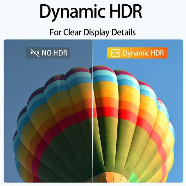 Alt view image 11 of 14 - 4K Display Port to HDMI Adapter (4K@60Hz, 1440P/2K@120Hz), High Speed Uni-Directional DP 1.2 Computer to HDMI 2.0 Screen Converter for Desktop, Projector, Monitor, Plug & Play, 2 Pack