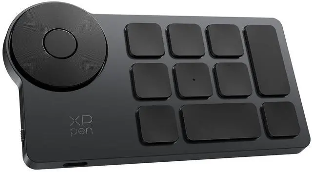 Alt view image 8 of 14 - Mini Keydial ACK05 Wireless Shortcut Keyboard Bluetooth Programmable Express Remote Control with Dial & Customized Express Keys for Drawing Tablet PC MacBook Windows Images Video Editing