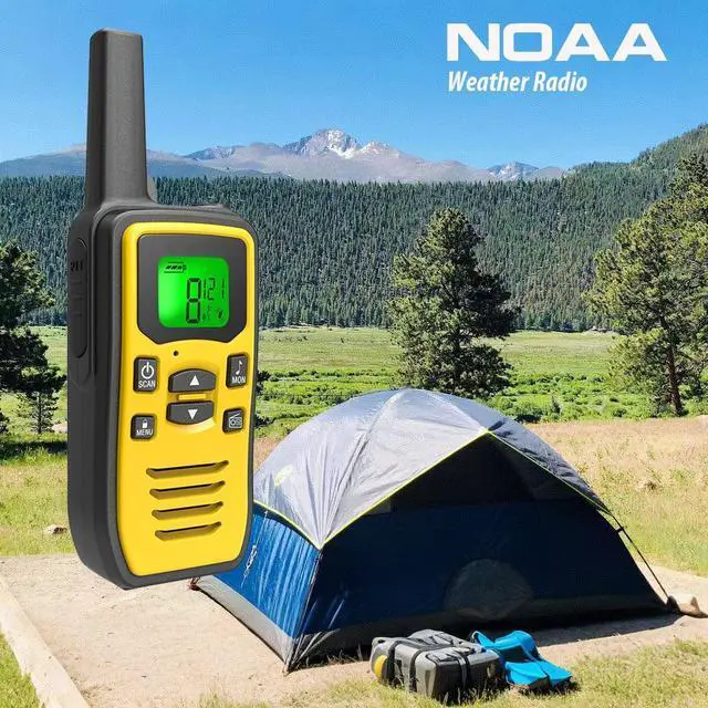 Alt view image 12 of 14 - Profressional Walkie Talkies for Adults, Rechargeable Two Way Radios Long Range, 36 Channels 2 Way Emergency Radio with NOAA Weather Alert, Survival Gear and Equipment for Camping Hunting Hiking