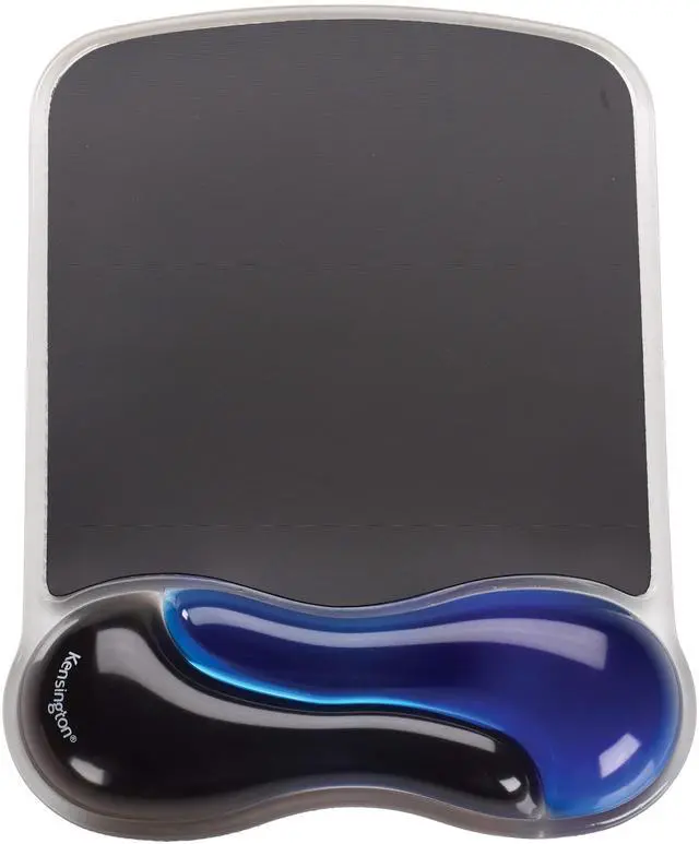 Alt view image 7 of 12 - Duo Gel Mouse Pad with Wrist Rest, Ergonomic Wrist Support for Pain Relief, Comfortable Non-Skid Gel Pad for Computer, Laptop, Office & Home 9.6" x 7.6", Blue K62401AM
