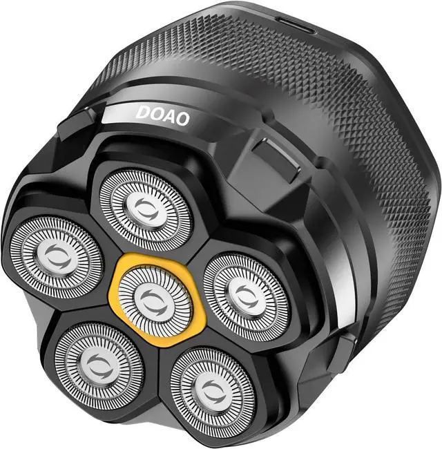 Alt view image 8 of 14 - Head Shaver for Bald MenWaterproof Wet Dry Bald Head Shavers, 6D LED Display Electric Rechargeable Head Shaving Kit with Type-C Charge