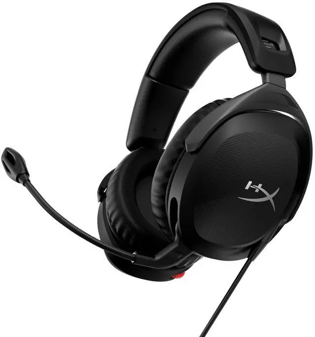 Alt view image 8 of 14 - Cloud Stinger 2 Gaming Headset, DTS Headphone:X Spatial Audio, Lightweight Over-Ear Headset with mic, Swivel-to-Mute Function, 50mm Drivers, PC Compatible, Black