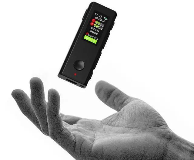 Alt view image 9 of 12 - 64GB Lavalier Recorder - Recording with Playback Digital Voice Recorder Ideal for Meetings/Lectures/Interviews Password Protected Portable Mini Recorder with USB, MP3 Audio Recording Device