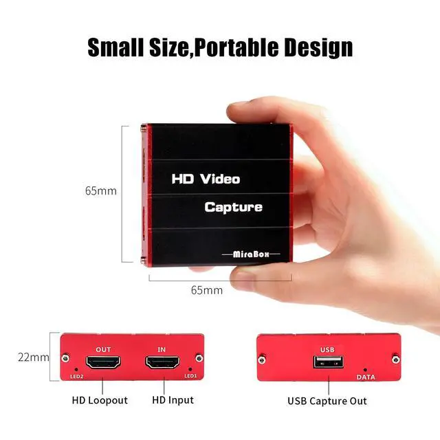 Alt view image 12 of 12 - USB3.0 HDMI Video Capture Card for Nintendo Switch, 1080P 60FPS HD Game Capture Device Cam Link With HDMI Passthrough Work with DSLR Xbox PS4 for OBS Twitch Game Live Streaming and Recording