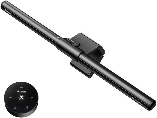Alt view image 8 of 14 - Monitor Light Bar with Remote, Fit for Curved Monitors/Camera Base, Eye-Care Computer Monitor Lamp Dimmable with Auto-Dimming, No Glare Work Office Gaming Desk Lamp, Gray, Mother's Day