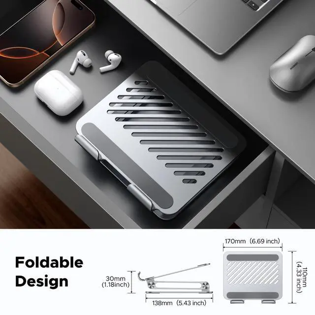 Alt view image 14 of 14 - Tablet Stand Holder for Desk Dual Rod Support Aluminum Tablet Holder Adjustable Multi-Angle Home Office Accessories Compatible with iPad Pro 13 12 11 10.5 Air Mini 5 4 3 2 Phone E-Reader Silver