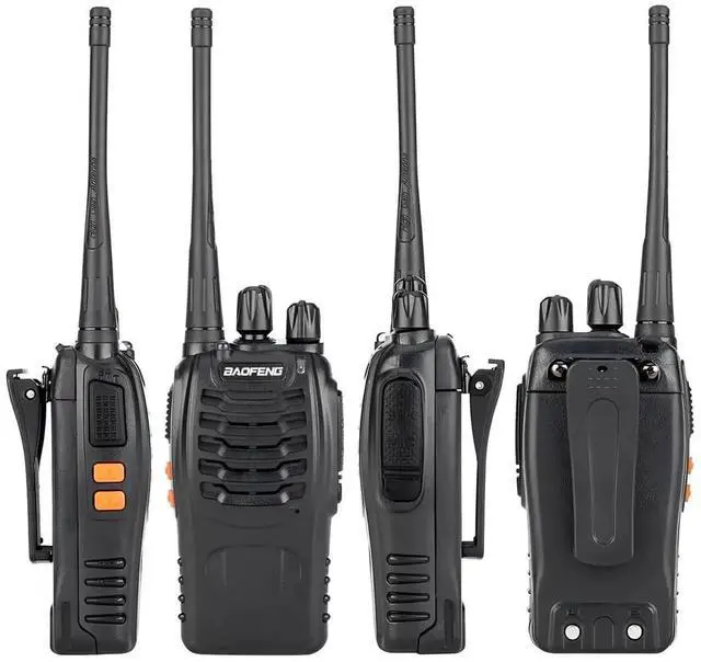 Alt view image 12 of 14 - Walkie Talkies Long Range for Adults with Earpieces,16 Channel Walky Talky Rechargeable Handheld Two Way Radios with Flashlight Li-ion Battery and Charger 2 Pack