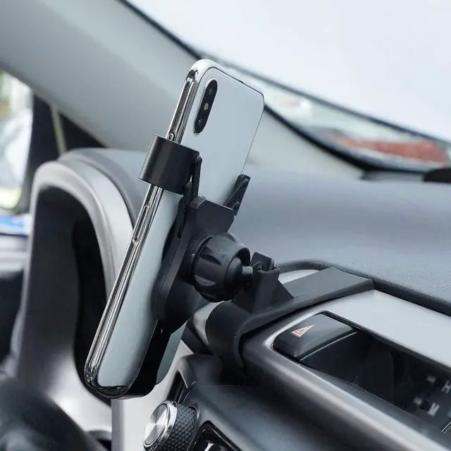 Alt view image 8 of 14 - Universal Car Phone Holder Fit for Toyota RAV4 2013 2014 2015 2016 2017 2018 Air Vent Phone Mount Adjustable, Car Phone Cradle Fit for iPhone Samsung 4-7 Inches Smartphone