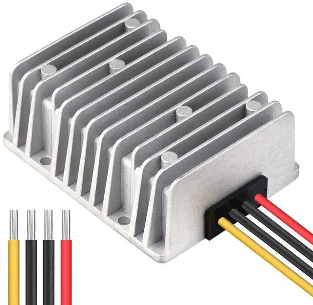 Alt view image 8 of 14 - DC 8V-40V to 12V 20A Automatic Buck Boost Converter Step Down/Up Regulator Voltage Reducer Converter Waterproof Regulated DC Power Supply for Golf Cart Club Car LED Light