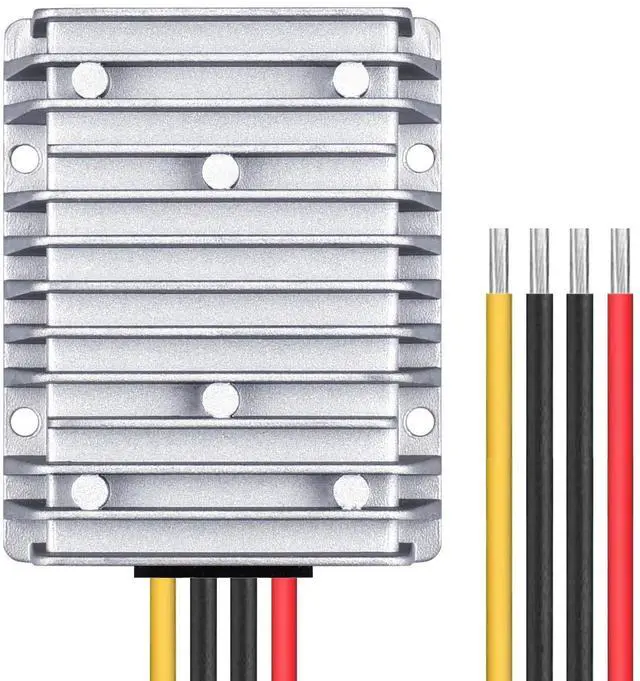 Alt view image 9 of 14 - DC 8V-40V to 12V 20A Automatic Buck Boost Converter Step Down/Up Regulator Voltage Reducer Converter Waterproof Regulated DC Power Supply for Golf Cart Club Car LED Light