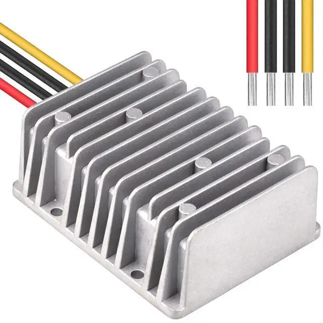 Alt view image 10 of 14 - DC 8V-40V to 12V 20A Automatic Buck Boost Converter Step Down/Up Regulator Voltage Reducer Converter Waterproof Regulated DC Power Supply for Golf Cart Club Car LED Light