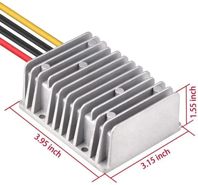 Alt view image 12 of 14 - DC 8V-40V to 12V 20A Automatic Buck Boost Converter Step Down/Up Regulator Voltage Reducer Converter Waterproof Regulated DC Power Supply for Golf Cart Club Car LED Light