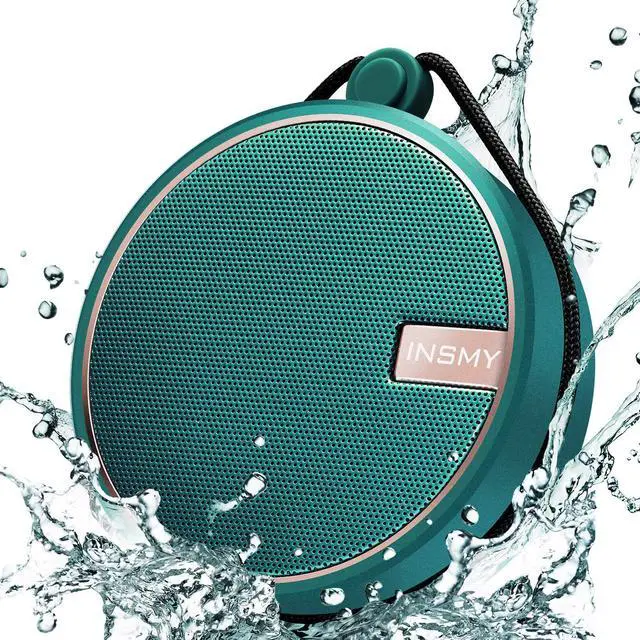 Alt view image 8 of 14 - C12 IPX7 Waterproof Shower Bluetooth Speaker, Portable Small Speaker, Speakers Bluetooth Wireless Loud Clear Sound, Support TF Card Suction Cup for Kayak Canoe Beach Gift (Teal)