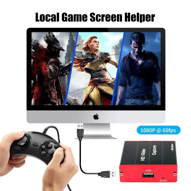 Alt view image 10 of 12 - USB3.0 HDMI Video Capture Card for Nintendo Switch, 1080P 60FPS HD Game Capture Device Cam Link With HDMI Passthrough Work with DSLR Xbox PS4 for OBS Twitch Game Live Streaming and Recording