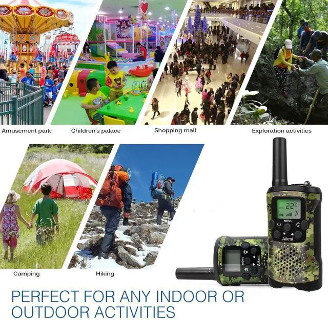 Alt view image 13 of 14 - Gifts for Kids Aged 5-12 Boy Toys Kids Walkie Talkies 22 Channel 2 Way Radio 3 Miles Long Range fit Outdoor Adventure Hunt Game Camp Toys for Boys 6 7 8 9 Years Old Gifts for Boys