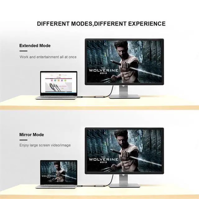 Alt view image 12 of 13 - HDMI to Mini for Display Port Converter Adapter Cable 4K X 2K HDMI Male to Female Video Cable