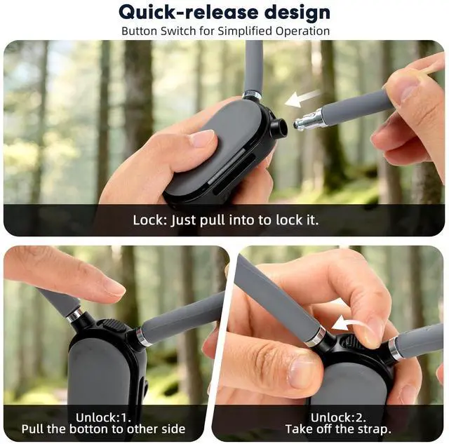 Alt view image 11 of 12 - Camera Phone Chest Neck Mount Holder for Video Recording iPhone Samsung 4-7 Inch Phones AKASO/Go Pro/Insta360X5/DJI360 (Cameras + Phone Mount)