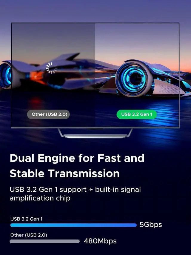 Alt view image 12 of 14 - USB 3.0 to USB-C Cable, Right Angle Cable for Oculus Quest 2/3 Link Cable for PC VR Gaming & Fast Charging, 5Gbps Data Transfer, 18W PD Power Delivery, 16FT