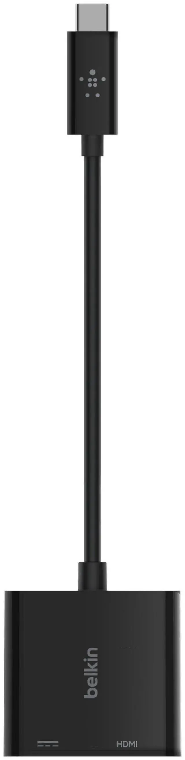 Alt view image 9 of 12 - USB C to HDMI Adapter + USBC Charging Port to Charge While You Display, Supports 4K UHD Video, Passthrough Power up to 60W for Connected Devices, Compatible with MacBook, iPad, Windows