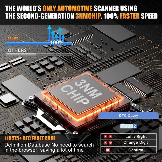 Alt view image 7 of 12 - OBD2 Scanner Check Engine Light Car Code Reader Clear Error Codes ABS SRS SAS Etc Full Vehicle System Diagnostics Tool Compatible with Toyota Honda Ford