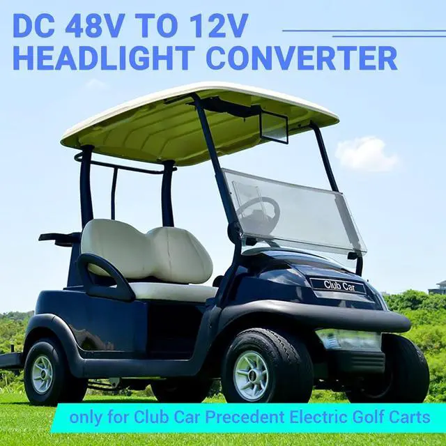 Alt view image 11 of 12 - DC Voltage Reducer 48V Step Down to 12V 15A Buck Converter Waterproof Voltage Regulator Kit Fits for Club Car Precedent 2004-Up Golf Carts