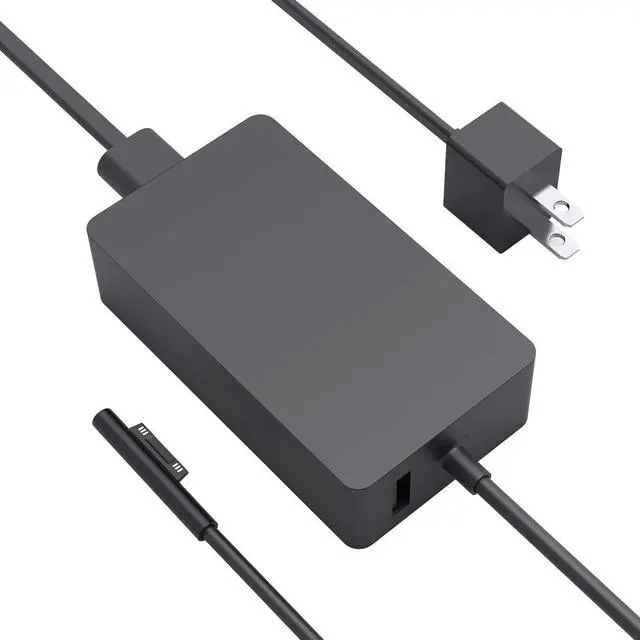 Alt view image 8 of 14 - Surface Book 2 Charger, 102W 15V 6.33A Surface Laptop Power Supply Compatible with Microsoft Surface Book 2/3 Surface Laptop 2/3/4/5 Surface Pro 9/8/7/6/5 DC Cable 5.9ft with USB 5V 1.5A