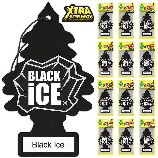 Alt view image 8 of 12 - Car Air Freshener | Xtra Strength Provides Long-Lasting Scent for Auto or Home | Extra Boost of Fragrance | Black Ice, 24 Air Fresheners