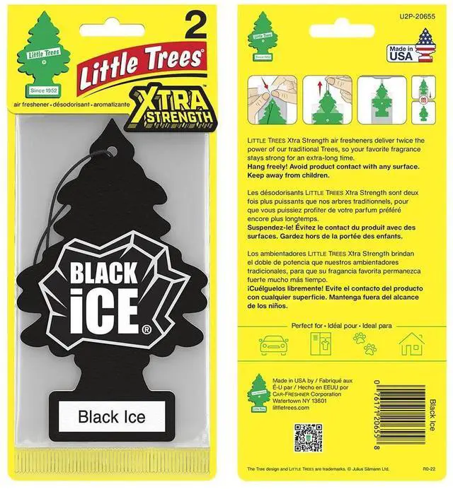 Alt view image 9 of 12 - Car Air Freshener | Xtra Strength Provides Long-Lasting Scent for Auto or Home | Extra Boost of Fragrance | Black Ice, 24 Air Fresheners
