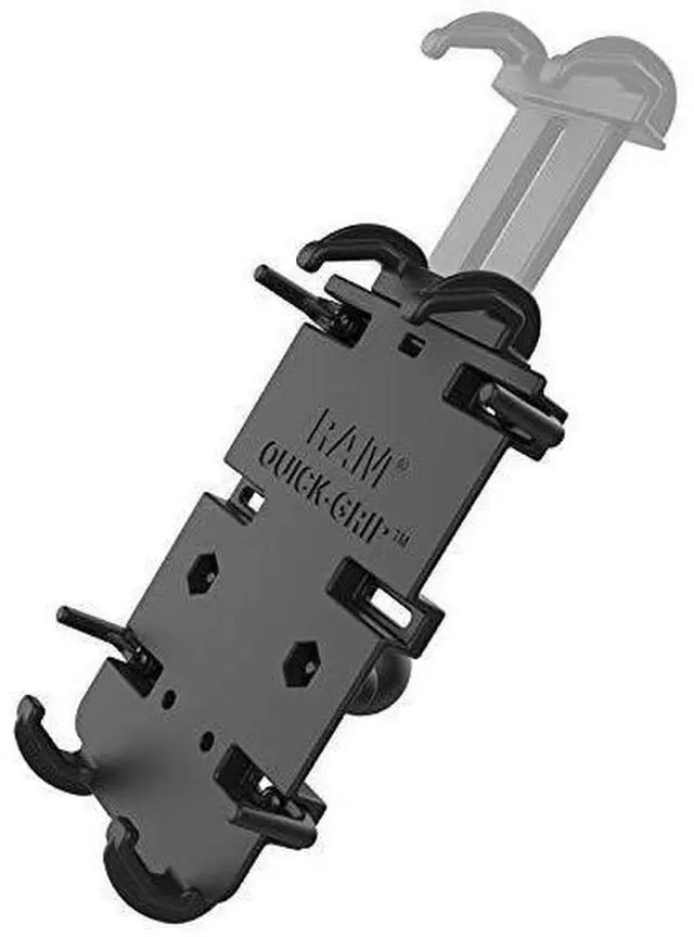 Alt view image 9 of 12 - Quick-Grip XL Phone Holder with Ball RAM-HOL-PD4-238AU with B Size 1" Ball