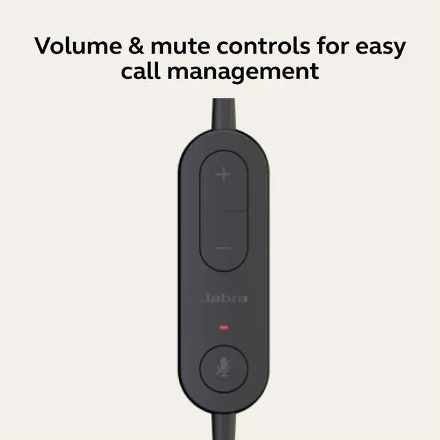 Alt view image 14 of 14 - Evolve 10 Wired Headset with Noise-Cancelling Microphone for PC/Laptop Use, Easy USB-A Setup, TCO Certified, Lightweight Design, Inline Call/Volume Controls for Online Meetings, Black