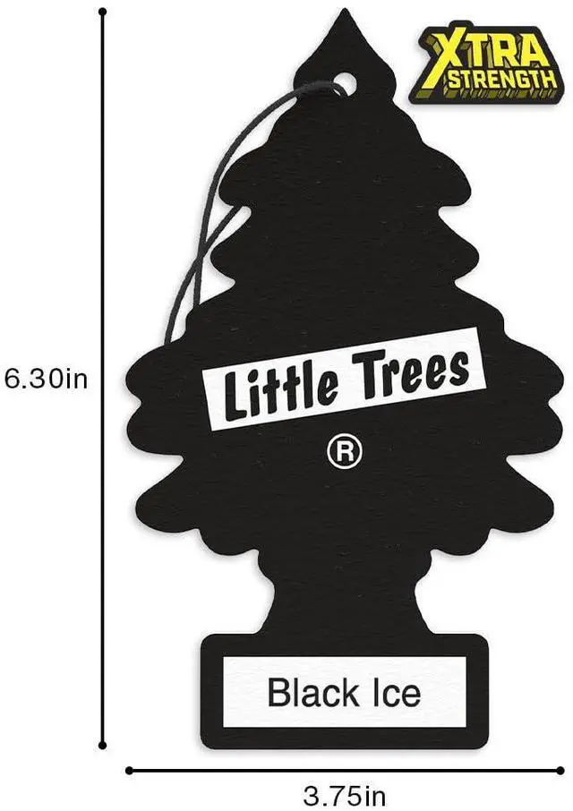 Alt view image 12 of 12 - Car Air Freshener | Xtra Strength Provides Long-Lasting Scent for Auto or Home | Extra Boost of Fragrance | Black Ice, 24 Air Fresheners