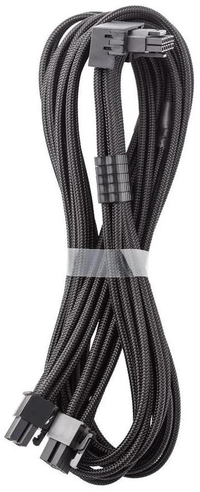 Alt view image 4 of 6 - C-Series Pro ModMesh Sleeved 12VHPWR 90° StealthSense PCI-e Cable for Corsair - Variant B (Black, 16-pin to Dual 8-pin, 60cm)