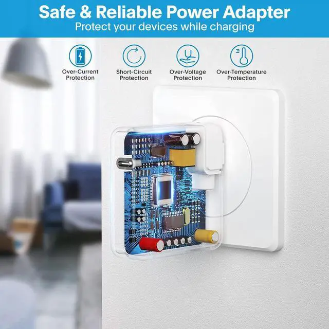 Alt view image 11 of 14 - Mac Book Pro Charger - 118W USB C Fast Charger Power Adapter Compatible with MacBook Pro/MacBook Air 16 15 14 13 Inch, M1 M2 M3 M4 M5, New iPad Pro and All USB C Device, Charge Cable 6.6ft
